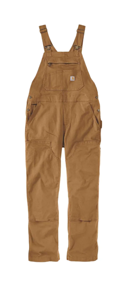 RELAXED FIT NIM BIB OVERAL SALOPETTE  BROWN